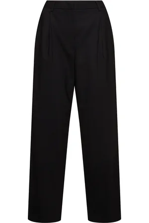 Msgm Wool Blend High Rise Pants