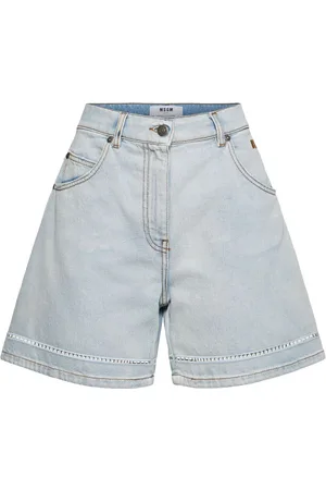 Msgm Cotton High Rise Shorts