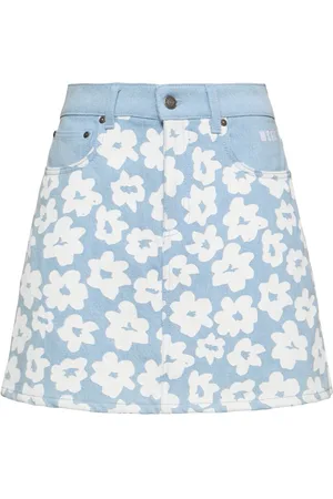 Msgm Printed Mini Skirt