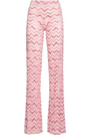 Missoni Chevron Tulle Flared Pants