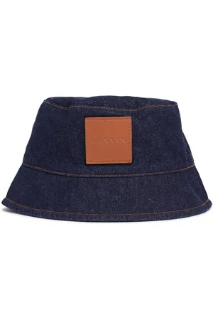 Lanvin Cotton Blend Denim Bucket Hat