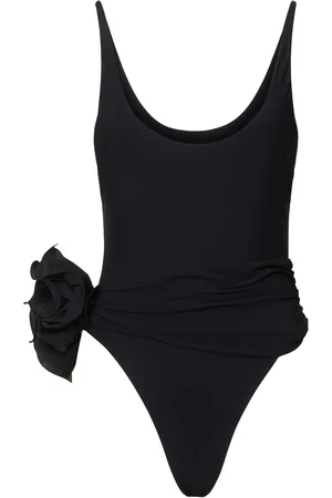 MAGDA BUTRYM Jersey Rose Detail One Piece Swimsuit