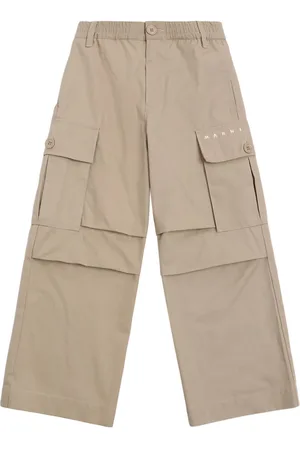 Marni Cotton Gabardine Cargo Pants