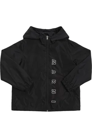 Marni Hooded Nylon Jacket W/logo