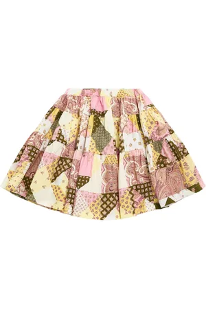 Etro Printed Cotton Poplin Skirt