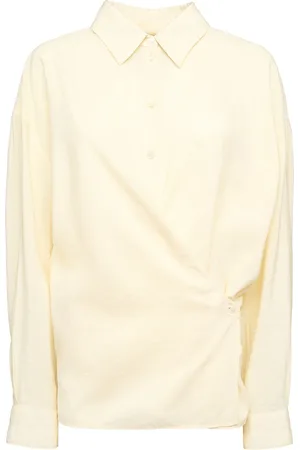 LEMAIRE Dry Silk Straight Collar Shirt