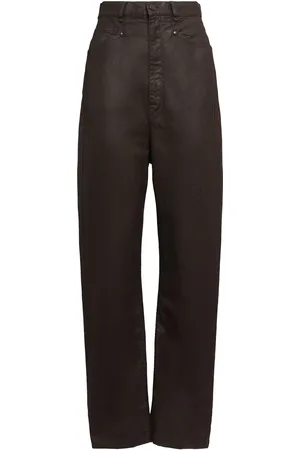 LEMAIRE Shiny Coated Dropped Crotch Pants