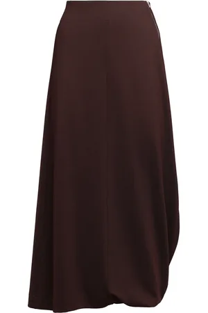 LEMAIRE Silk Viscose Interlock Twisted Hem Skirt