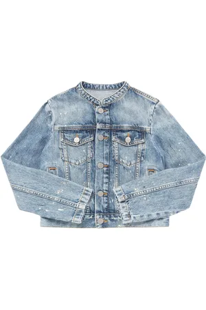 Maison Margiela Printed Cotton Denim Jacket