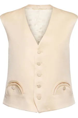 Blazé Milano Feral Viscose Blend Satin Vest