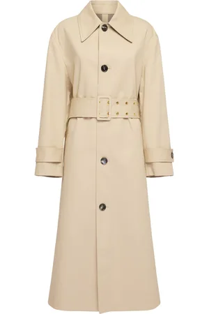 Ami Water Repellent Cotton Canvas Trench