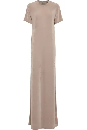 Ami Short Sleeved Jersey Long Dress