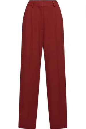 Blazé Milano Fox Wool Straight Pants