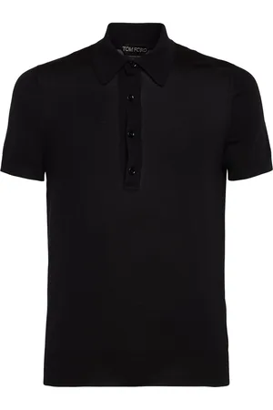 Tom Ford Silk Blend Short Sleeve Polo
