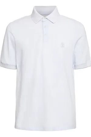 Brunello Cucinelli Cotton Piquet Logo Polo