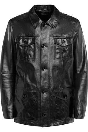 Tom Ford Glossy Smooth Leather Safari Jacket