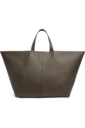 Ami Midi Maxi Smooth Leather Tote Bag