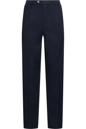 Brunello Cucinelli Dyed Stretch Cotton Gabardine Pants