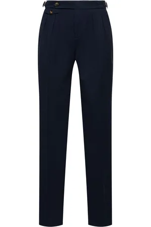 Brunello Cucinelli Pleated Cotton Pants