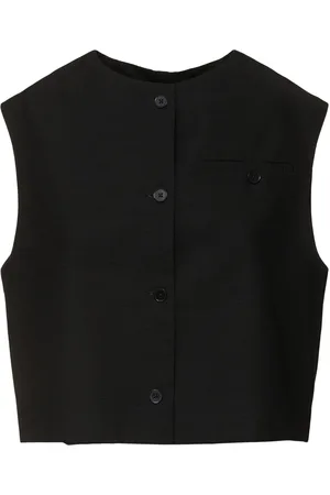 Loulou Studio Esme Round Neck Vest