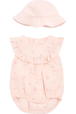 Chloé Printed Cotton Bodysuit & Hat