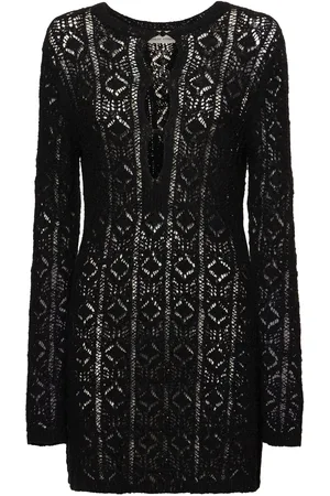 Loulou Studio Evan Lace Stitch Mini Dress