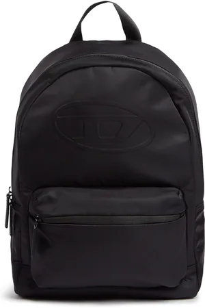 Diesel Logo Embossed Nylon Backpack
