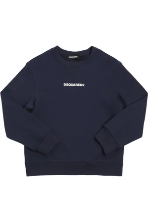 Dsquared2 Printed Cotton Crewneck Sweatshirt