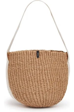 Chloé Raffia Effect Bag W/logo