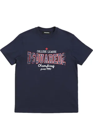 Dsquared2 Printed Cotton Jersey T-shirt