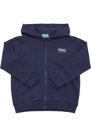 Kenzo Printed Cotton Zip-up Hoodie