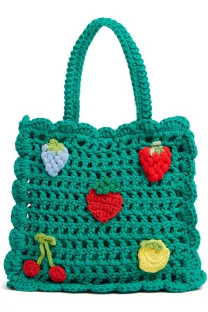 Stella McCartney Cotton Crochet Tote Bag