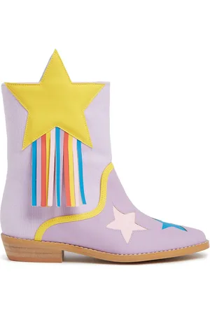 Stella McCartney Stars Print Cotton Boots