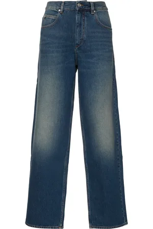 Isabel Marant Joanny Mid Rise Denim Wide Jeans