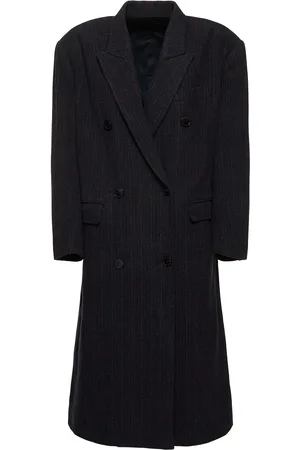 Marant Etoile Lexana Double Breast Wool Blend Coat