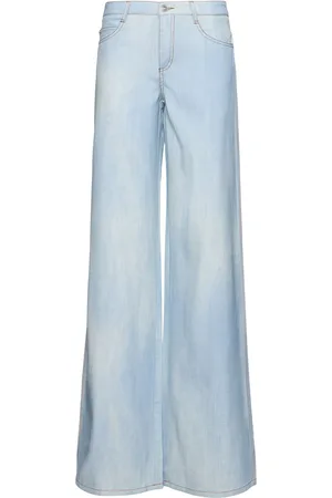 ERMANNO SCERVINO Viscose Denim Baggy Pants