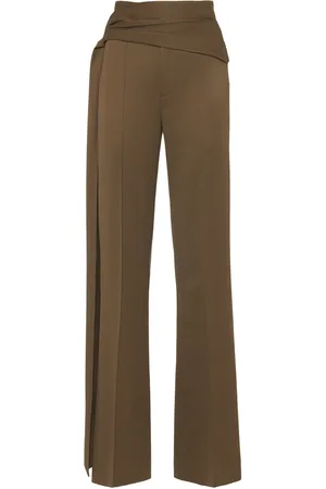 GIUSEPPE DI MORABITO Wool Flared Pants