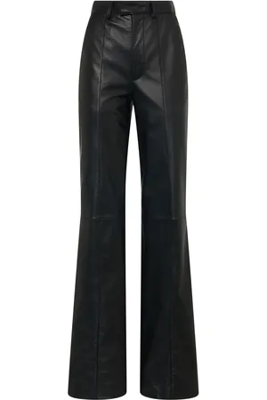 GIUSEPPE DI MORABITO Leather Flared Pants