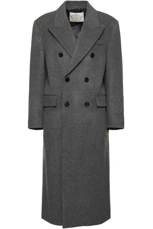 DUNST Unisex Tailored Wool Blend Coat