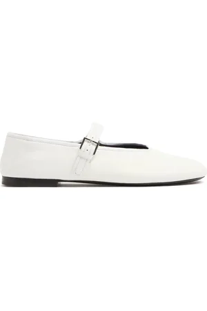 The Row 10mm Bohème Leather Ballerina Flats