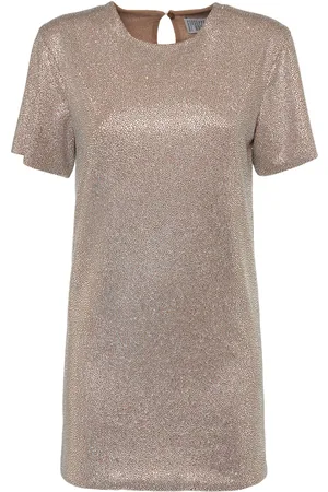 GIUSEPPE DI MORABITO Embellished Viscose Mini Dress