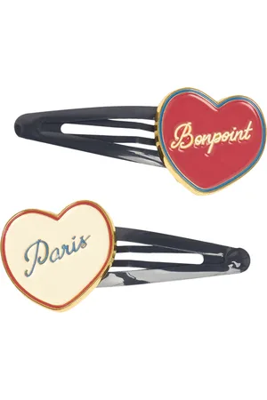 BONPOINT Heart Logo Hairclips