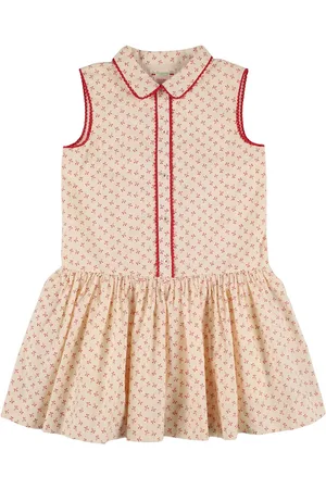 BONPOINT Printed Cotton Sleeveless Dress