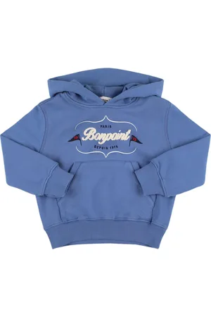 BONPOINT Embroidered Cotton Sweatshirt Hoodie