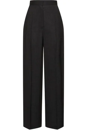 The Row Gordon High Rise Wool Wide Pants