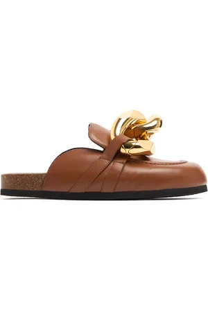 J.W.Anderson 15mm Chain Leather Mules