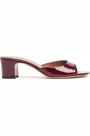 PARIS TEXAS 50mm Lara Patent Leather Mules
