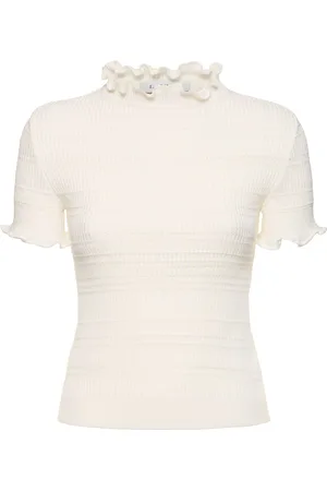 Lanvin Tricoté Cotton Knit Top