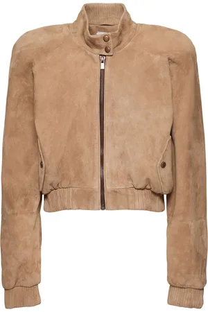 MAGDA BUTRYM Suede Bomber Jacket
