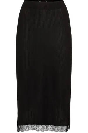 The Row Indira Silk Blend Midi Skirt